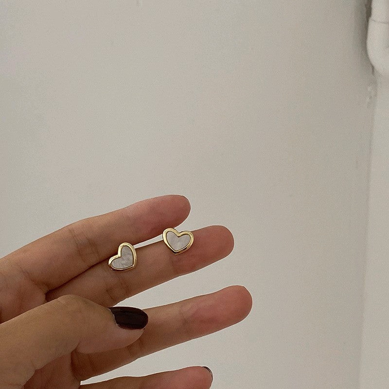 Heart Stud Earrings