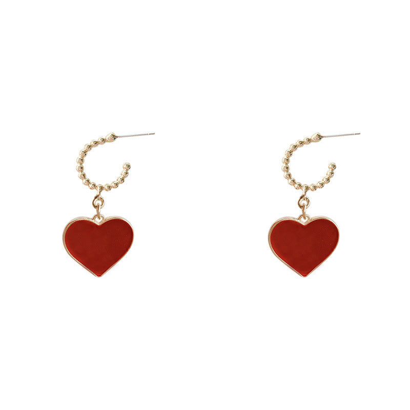 Heart Dangle Earrings
