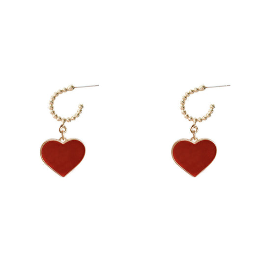 Heart Dangle Earrings