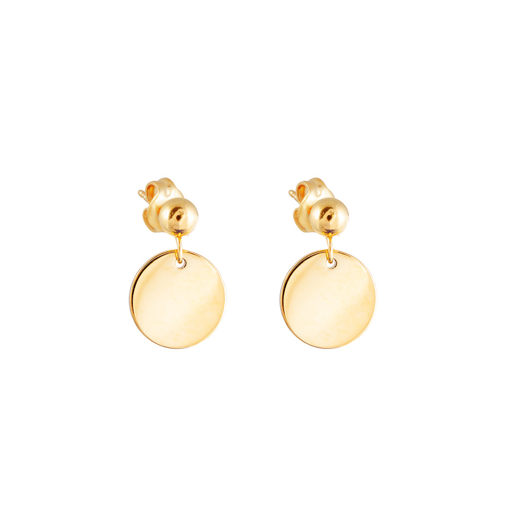 Disc Dangle Earrings