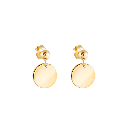 Disc Dangle Earrings