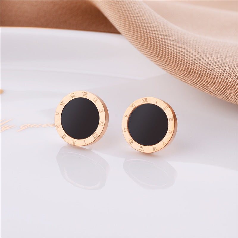 Stud Earrings Disc