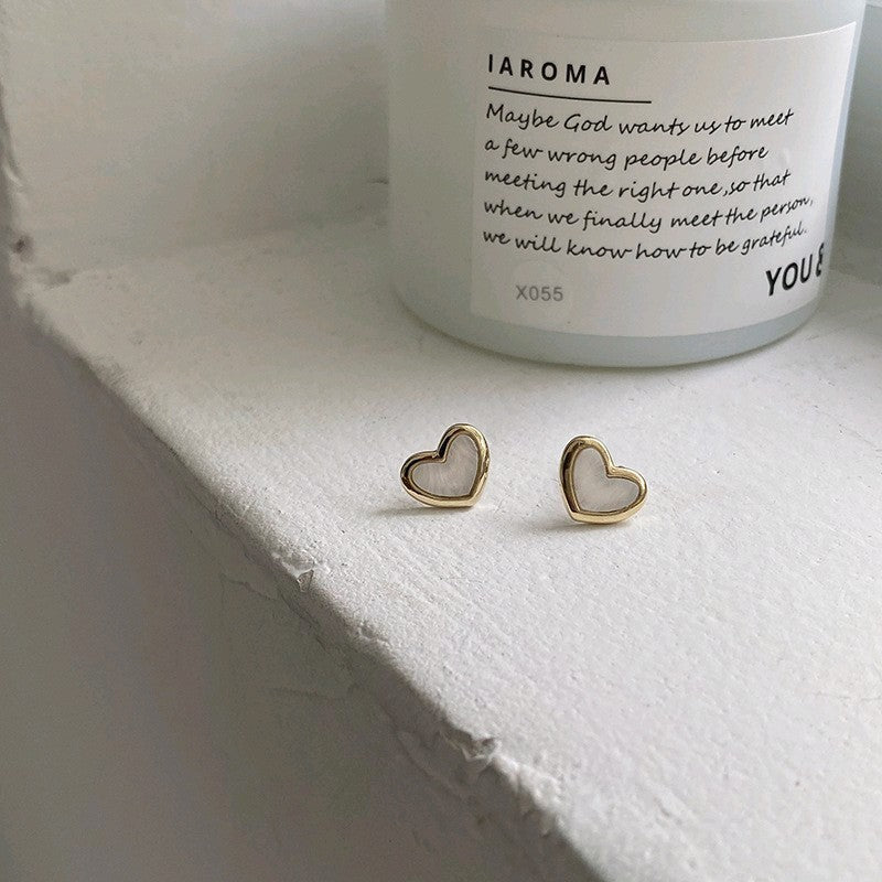 Heart Stud Earrings