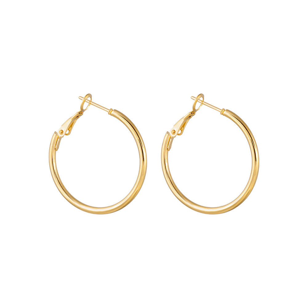 Earrings Hoops 3 cm.